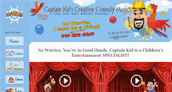 Desktop Screenshot of captainkidmagic.com
